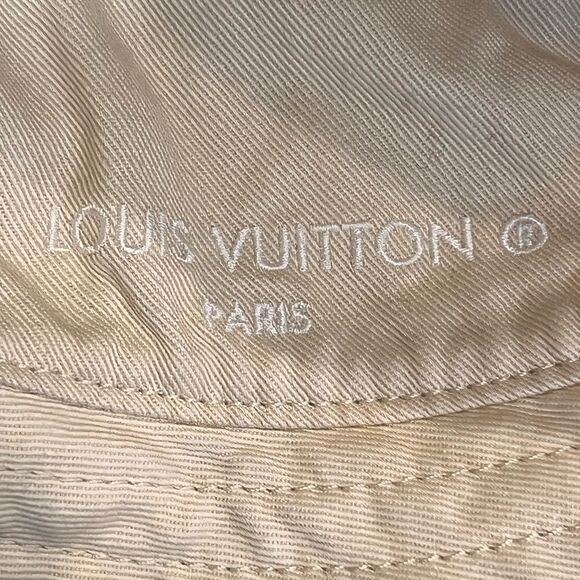 Louis Vuitton Cream Bucket Hat - Picture 7 of 7